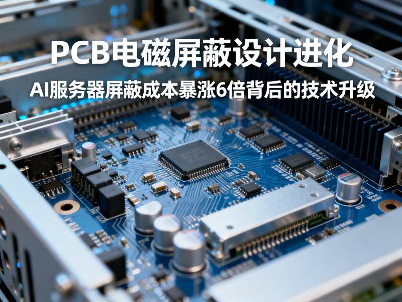 PCB电磁屏蔽设计进化——AI服务器屏蔽成本暴涨6倍背后的技术升级
