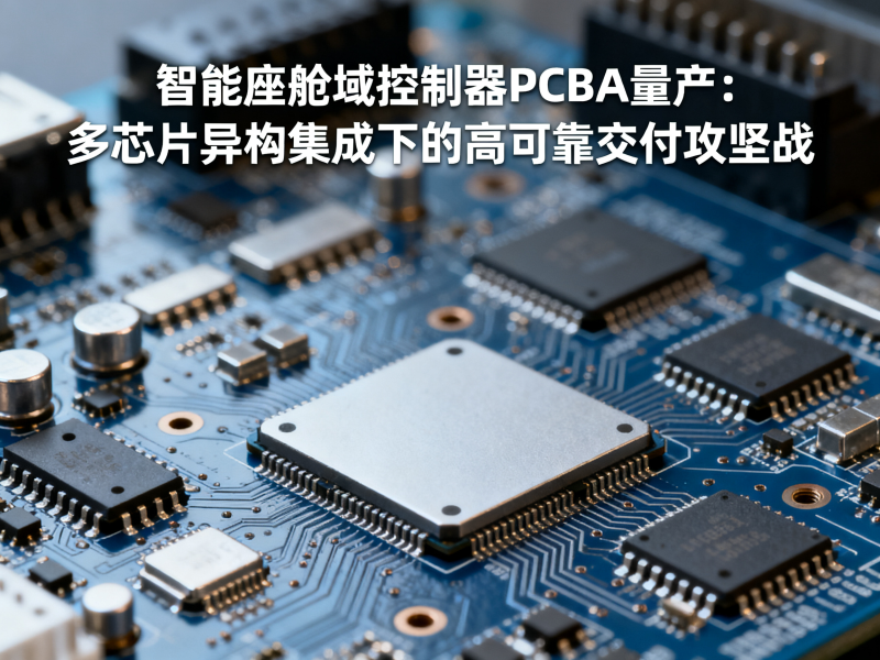 智能座舱域控制器PCBA量产：多芯片异构集成下的高可靠交付攻坚战