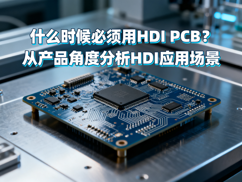 什么时候必须使用HDI PCB？从产品角度分析HDI应用场景