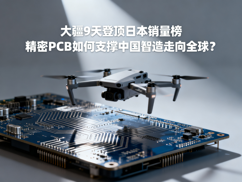 大疆9天登顶日本销量榜：精密PCB如何支撑中国智造走向全球？