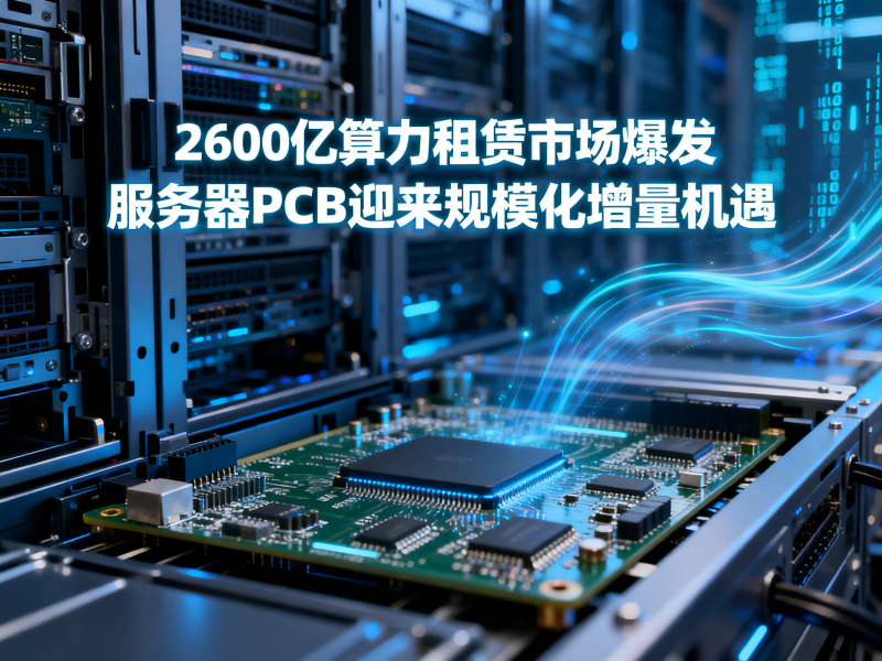 2600亿算力租赁市场开启：AI服务器扩张如何重塑PCB供应链？