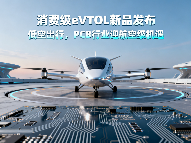 消费级eVTOL新品密集发布：低空出行元年，PCB行业迎航空级机遇