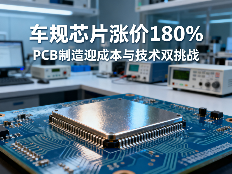 车规芯片涨价180%：PCB制造迎成本与技术双挑战
