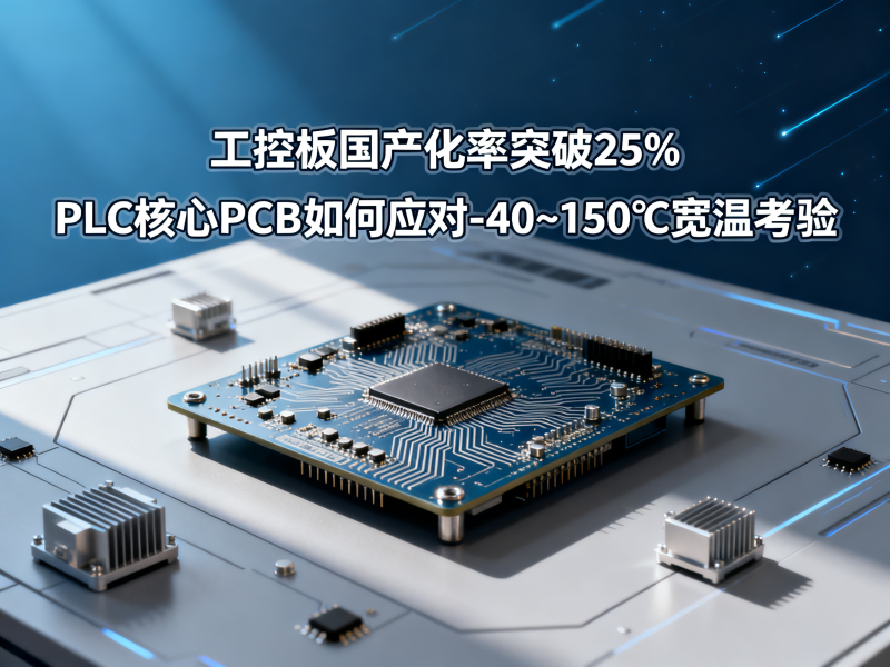 工控板国产化率突破25%：PLC核心PCB如何应对-40~150℃宽温考验