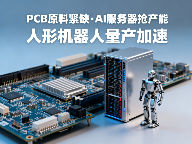 聚多邦|2026电子产业快报（PCB原料紧缺、AI服务器抢产能、人形机器人量产加速）
