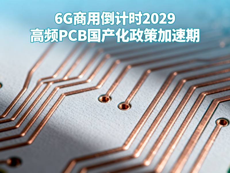 6G商用倒计时2029，高频PCB国产化进入政策加速期