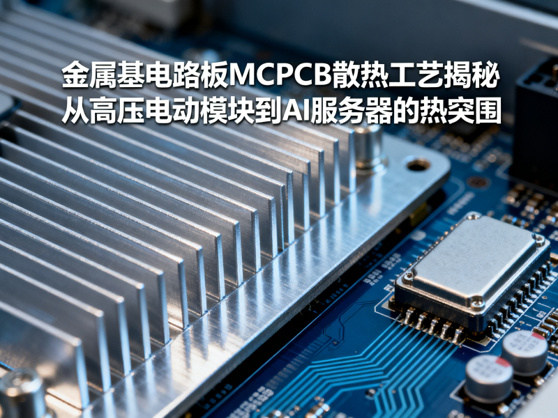 金属基电路板MCPCB散热工艺揭秘：从高压电动模块到AI服务器的热突围