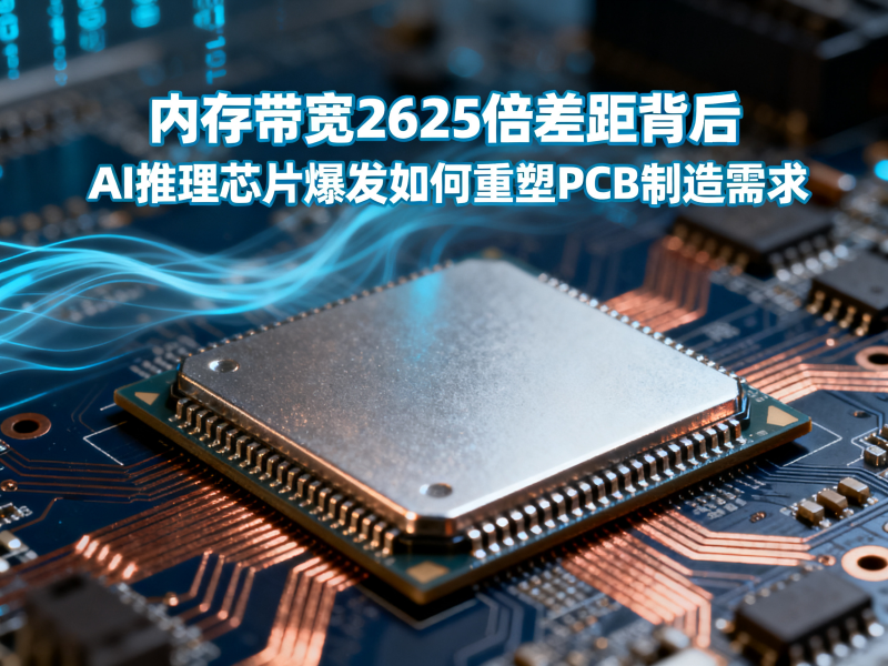 内存带宽2625倍差距背后：AI推理芯片爆发如何重塑PCB制造需求
