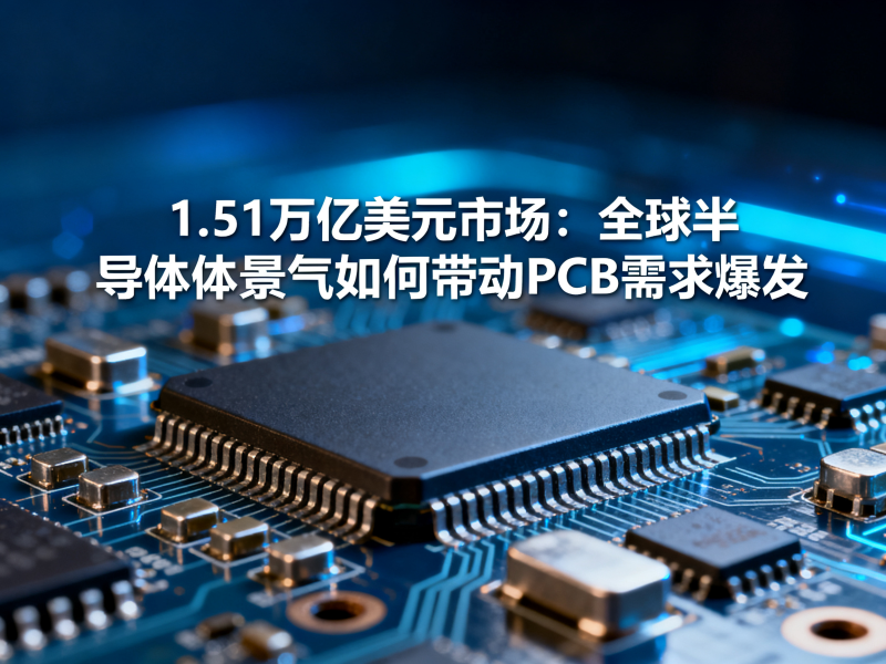 1.51万亿美元市场：全球半导体景气如何带动PCB需求爆发