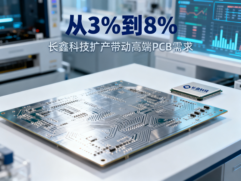从3%到8%：长鑫科技扩产如何带动高端PCB需求