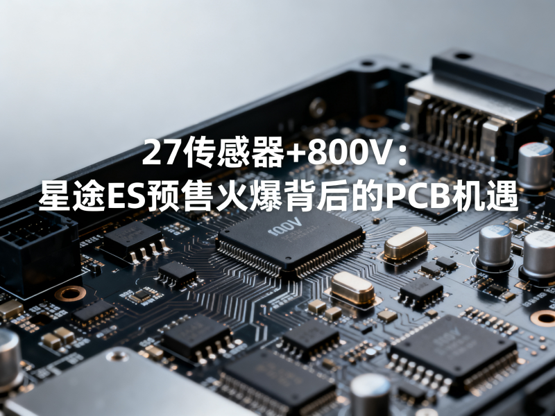 27传感器+800V：星途ES预售火爆背后的PCB机遇