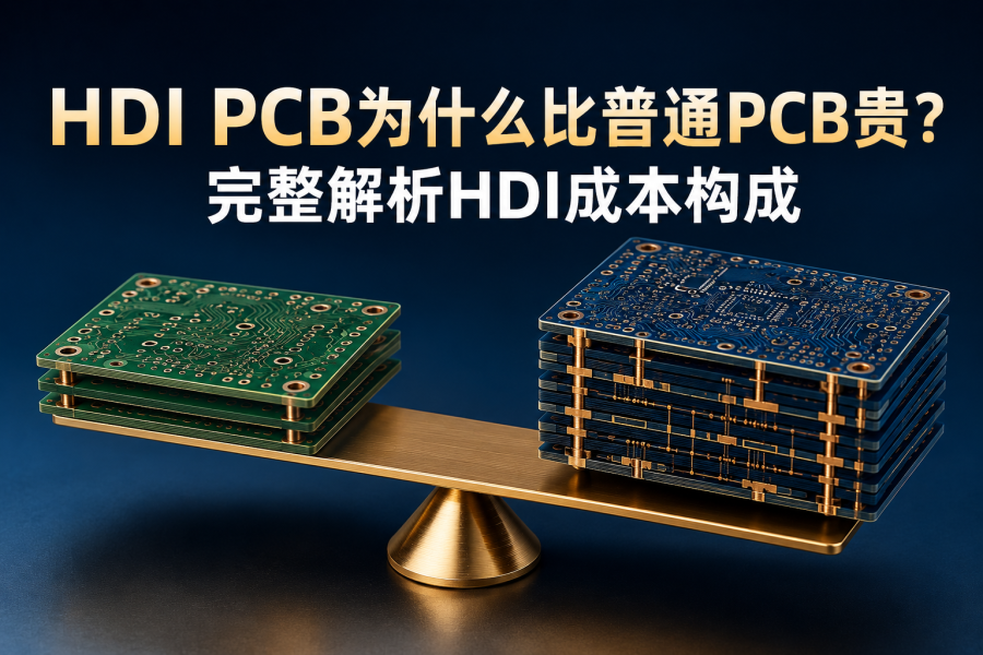HDI PCB为什么比普通PCB贵？完整解析HDI成本构成