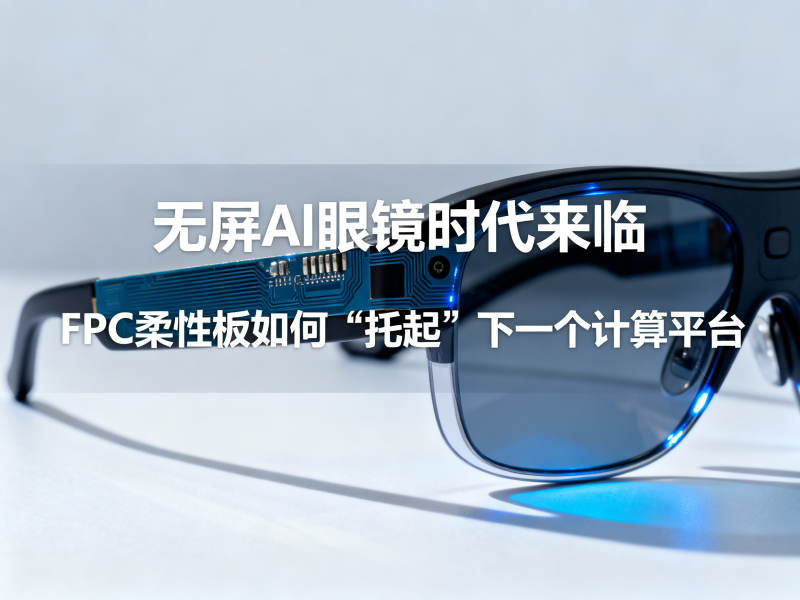 无屏AI眼镜时代来临：FPC柔性板如何“托起”下一个计算平台