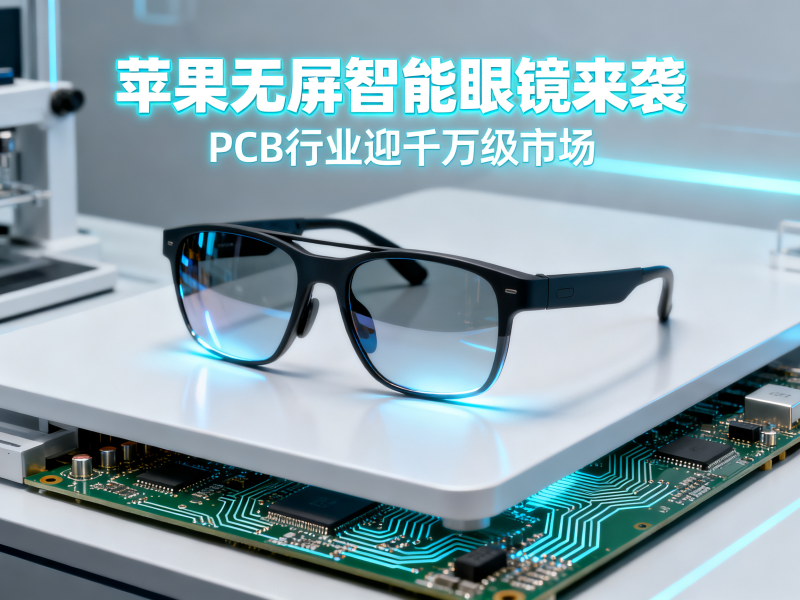 苹果无屏智能眼镜来袭：PCB行业迎千万级市场