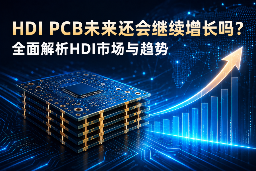 HDI PCB未来还会继续增长吗？全面解析HDI市场与趋势