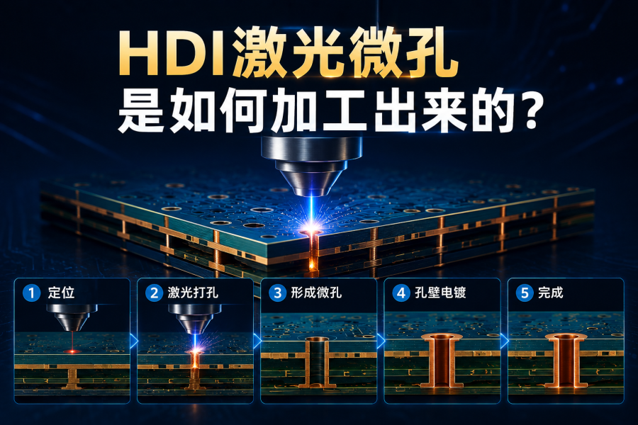 HDI激光微孔是如何加工出来的？
