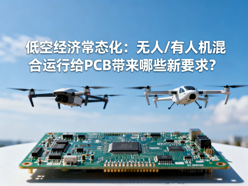 低空经济常态化：无人/有人机混合运行给PCB带来哪些新要求？