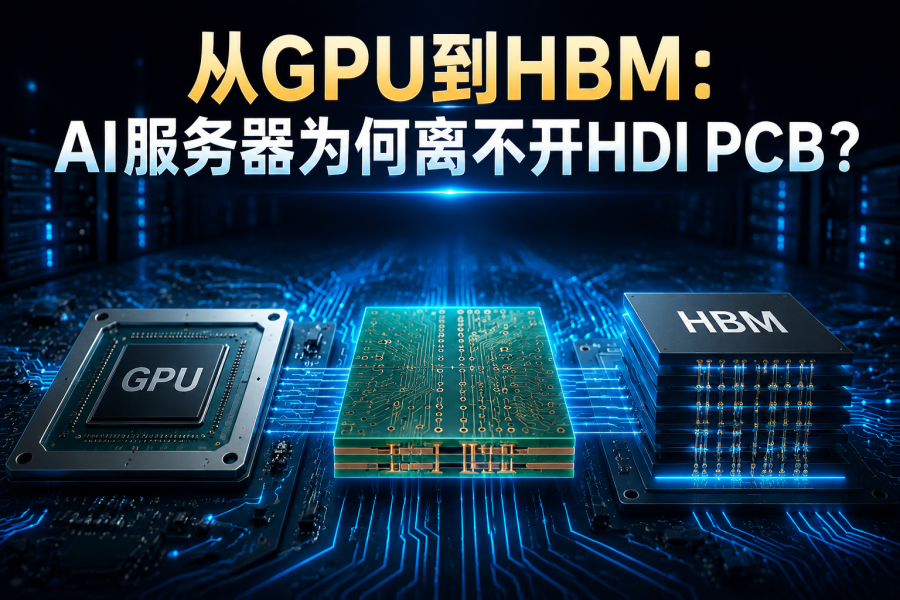 从GPU到HBM：AI服务器为何离不开HDI PCB？