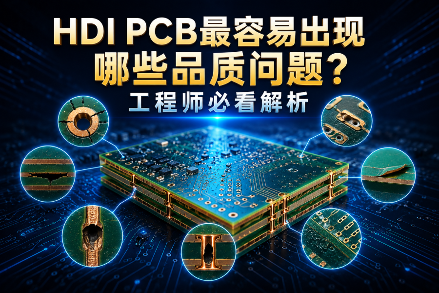 HDI PCB最容易出现哪些品质问题？工程师必看解析