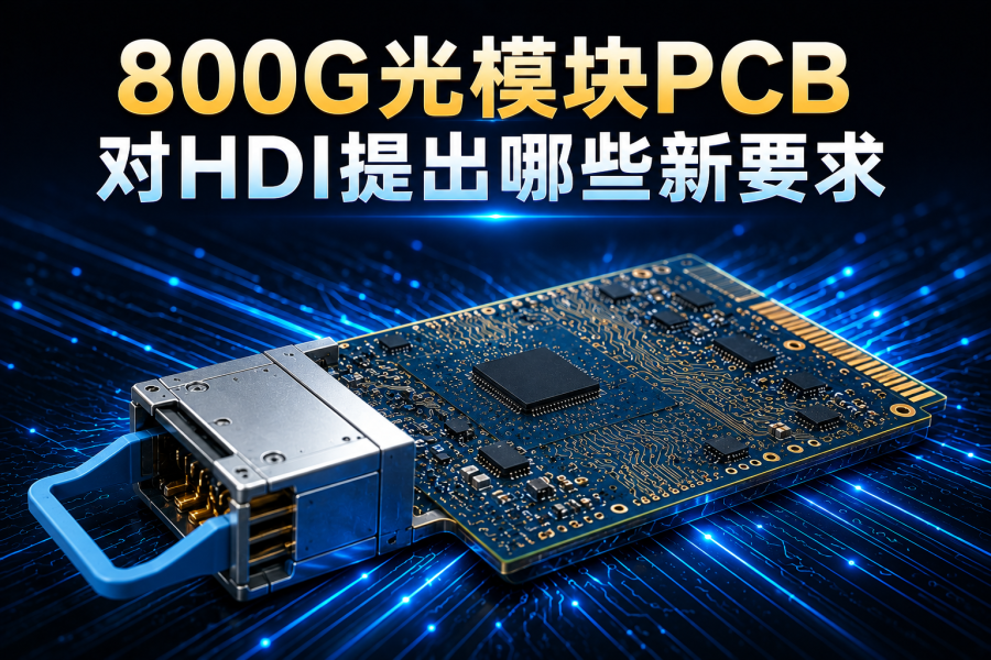 800G光模块PCB对HDI提出哪些新要求