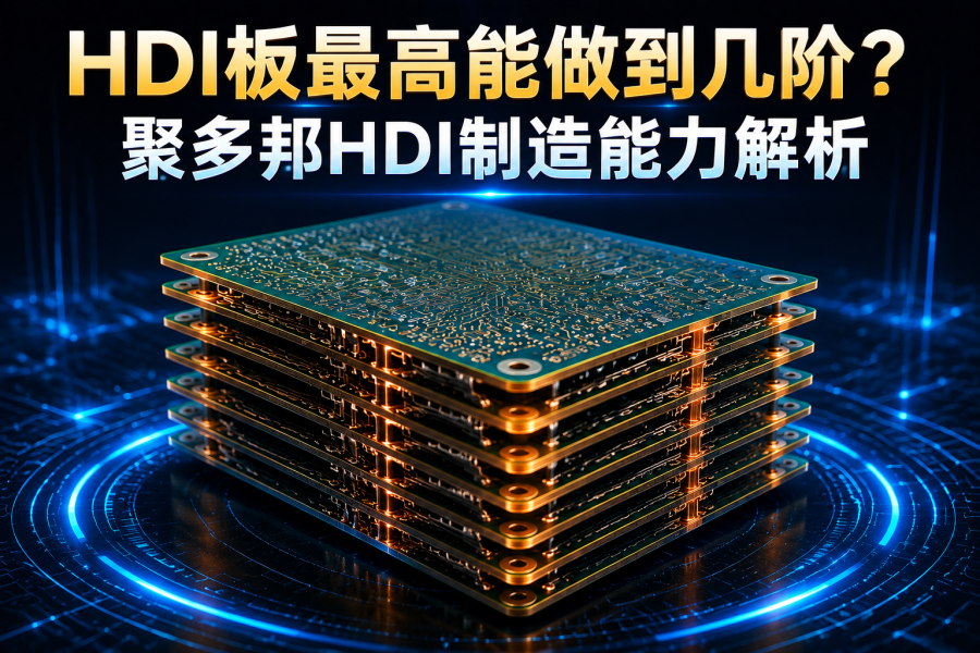 HDI板最高能做到几阶？聚多邦HDI制造能力解析