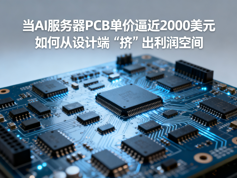 当AI服务器PCB单价逼近2000美元，如何从设计端“挤”出利润空间