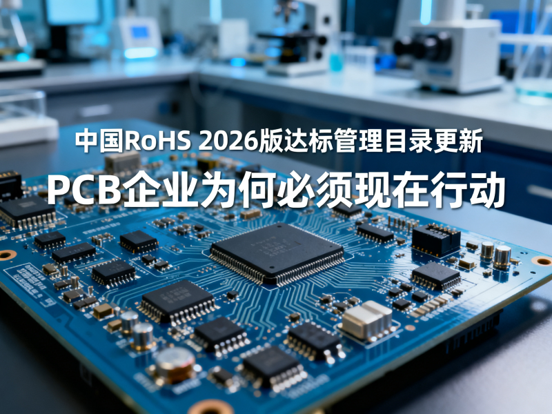中国RoHS 2026版达标管理目录更新：PCB企业为何必须现在行动