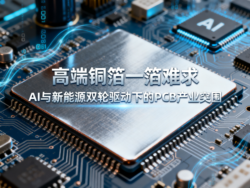 高端铜箔一箔难求：AI与新能源双轮驱动下的PCB产业突围