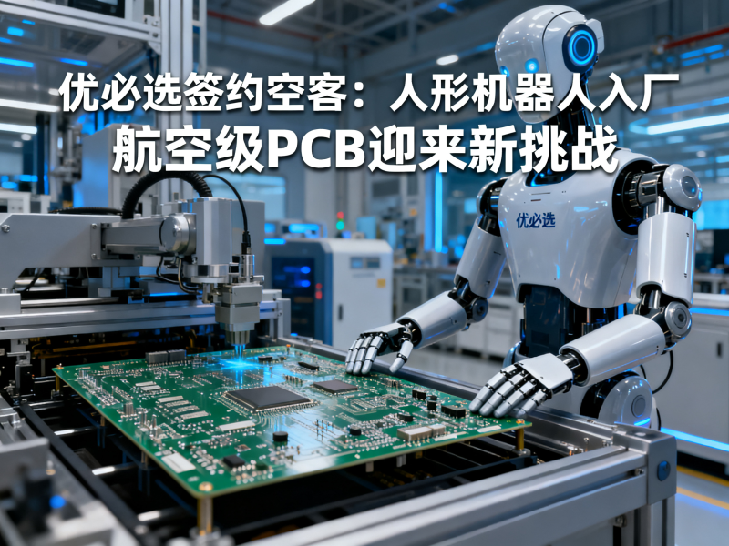 优必选签约空客：人形机器人入厂，航空级PCB迎来新挑战
