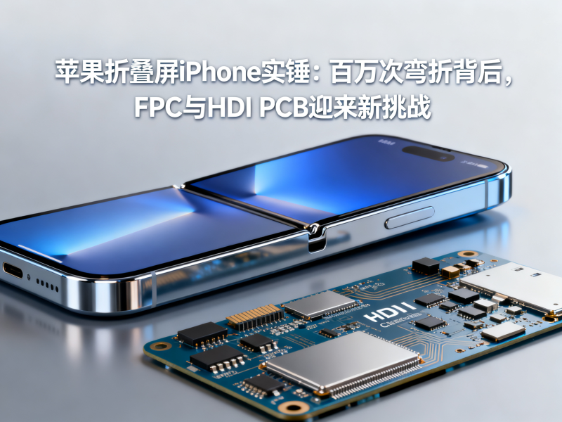 苹果折叠屏iPhone实锤：百万次弯折背后，FPC与HDI PCB迎来新挑战