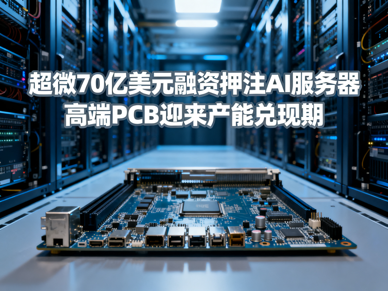超微70亿美元融资押注AI服务器：高端PCB迎来产能兑现期