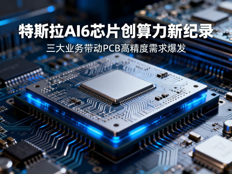 特斯拉AI6芯片创算力新纪录：三大业务带动PCB高精度需求爆发