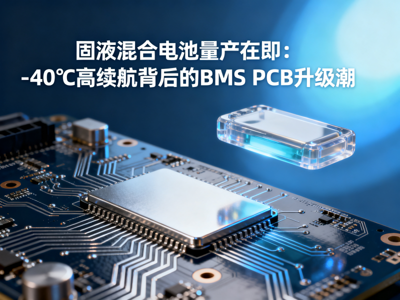 固液混合电池量产在即：-40℃高续航背后的BMS PCB升级潮