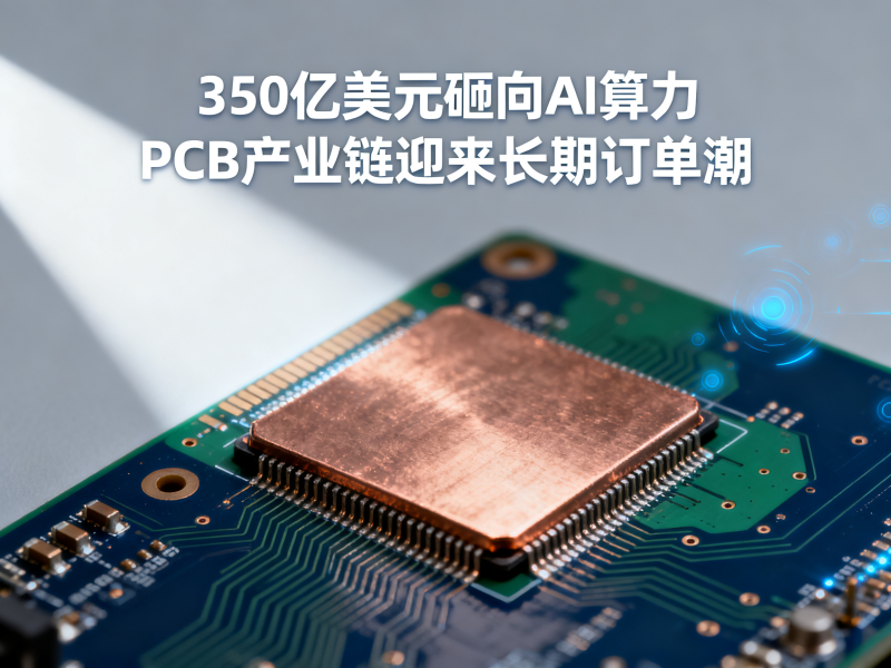 350亿美元砸向AI算力：PCB产业链迎来长期订单潮