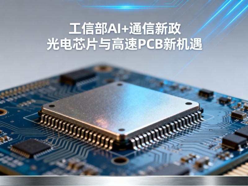 工信部AI+通信新政：光电芯片与高速PCB迎来新机遇