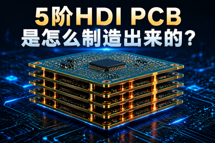 5阶HDI PCB是怎么制造出来的？