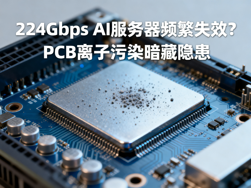 224Gbps AI服务器频繁失效？很多问题都藏在PCB看不见的离子污染里