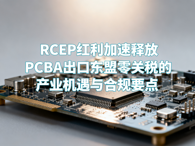 RCEP红利加速释放——PCBA出口东盟零关税的产业机遇与合规要点