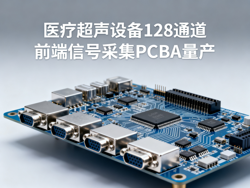 医疗超声设备128通道前端信号采集PCBA量产——模拟信号完整性与医疗EMC攻坚战