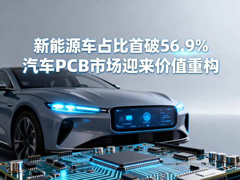 新能源车占比首破56.9%：汽车PCB市场迎来价值重构