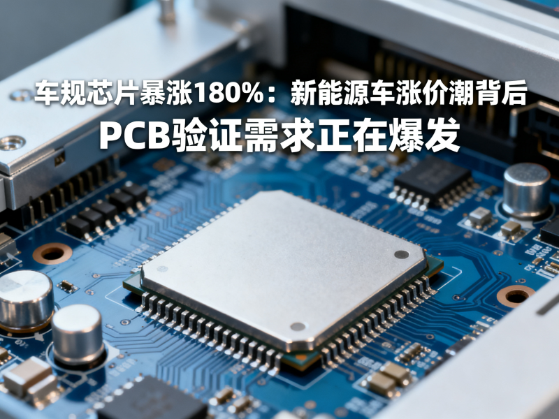 车规芯片暴涨180%：新能源车涨价潮背后，PCB验证需求正在爆发