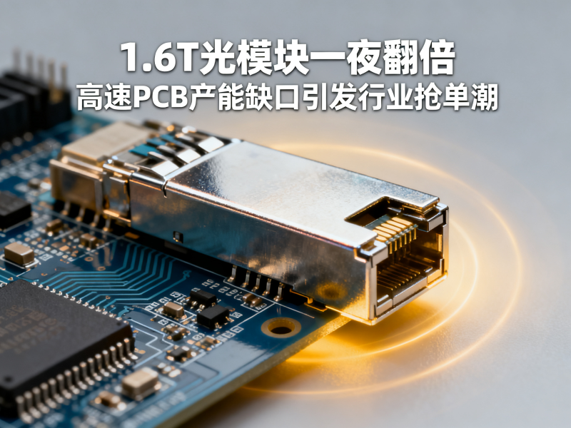 1.6T光模块一夜翻倍：高速PCB产能缺口引发行业抢单潮