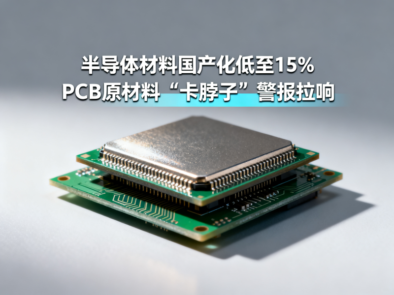 半导体材料国产化低至15%：PCB原材料“卡脖子”警报拉响