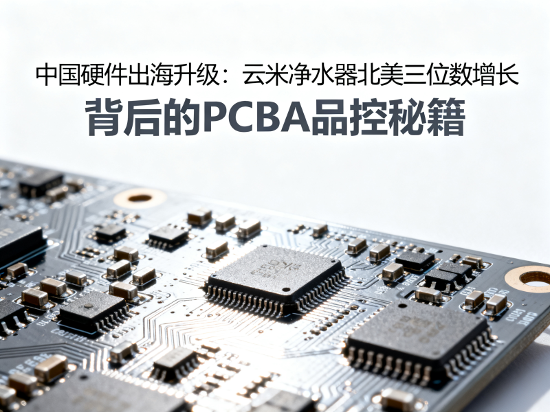 中国硬件出海升级：云米净水器北美三位数增长背后的PCBA品控秘籍
