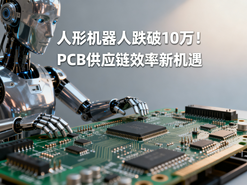 人形机器人跌破10万！PCB供应链迎来效率新机遇