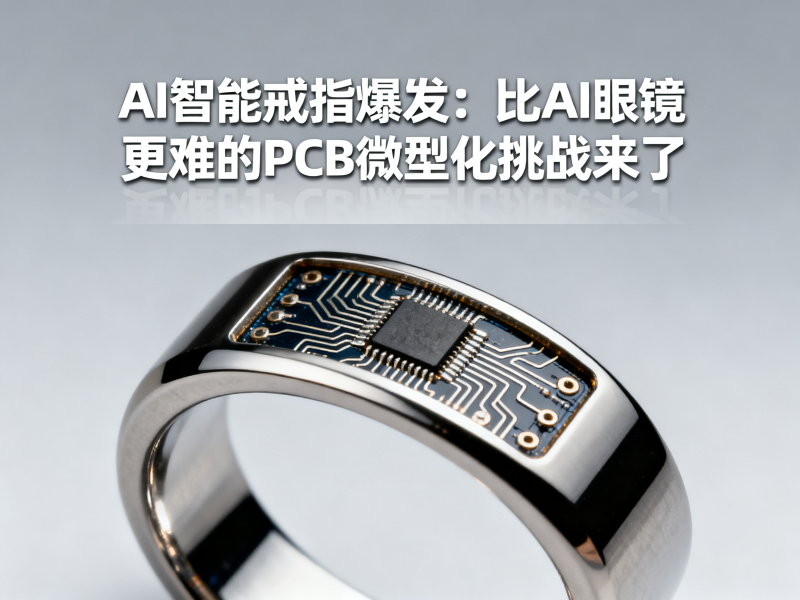 AI智能戒指爆发：比AI眼镜更难的PCB微型化挑战来了