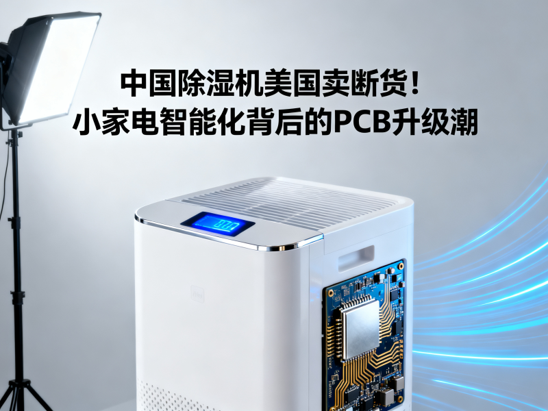 中国除湿机美国卖断货！小家电智能化背后的PCB升级潮