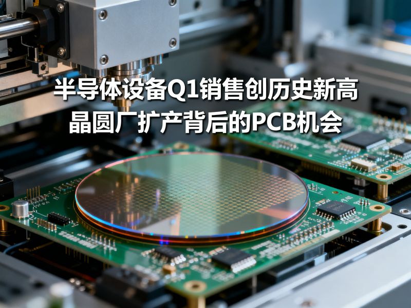 半导体设备Q1销售创历史新高：晶圆厂扩产背后的PCB机会
