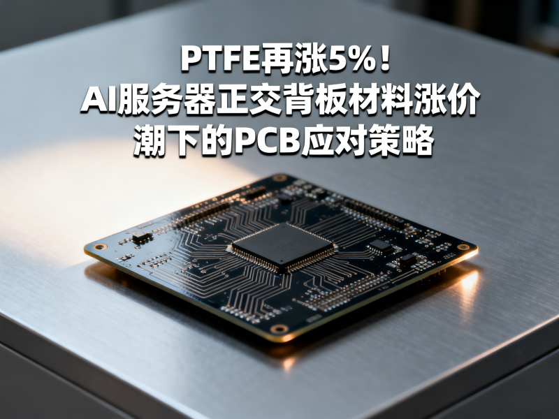 PTFE再涨5%！AI服务器正交背板材料涨价潮下的PCB应对策略