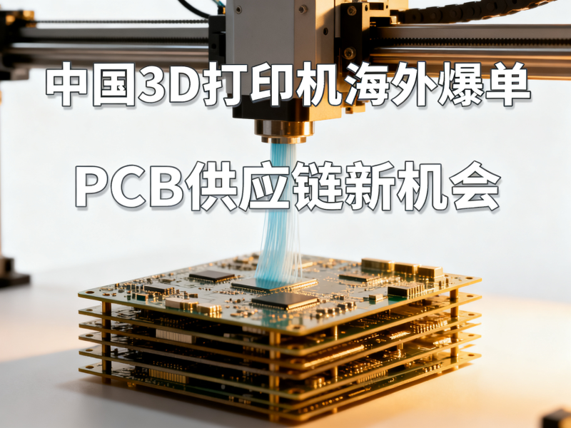 日销十万台！中国3D打印机海外爆单，PCB供应链迎来新机会